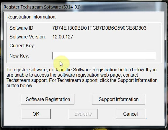 techstream software key